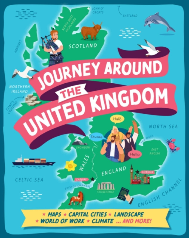 Hachette Children's Group Journey Around the United Kingdom - Martin, Claudia