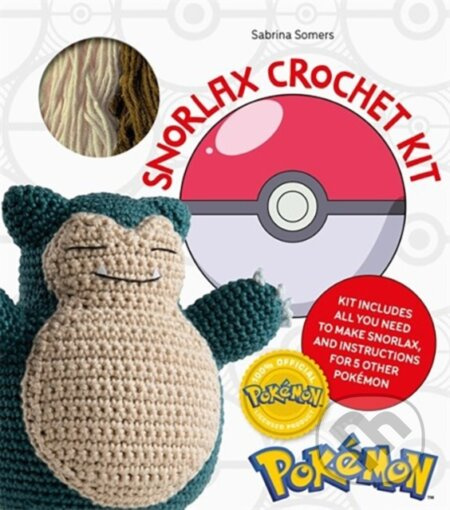 PokeMon Crochet Snorlax Kit (Includes Materials to Make Snorlax and Instructions for 5 Other PokeMon) - kniha z kategorie Zdraví a životní styl
