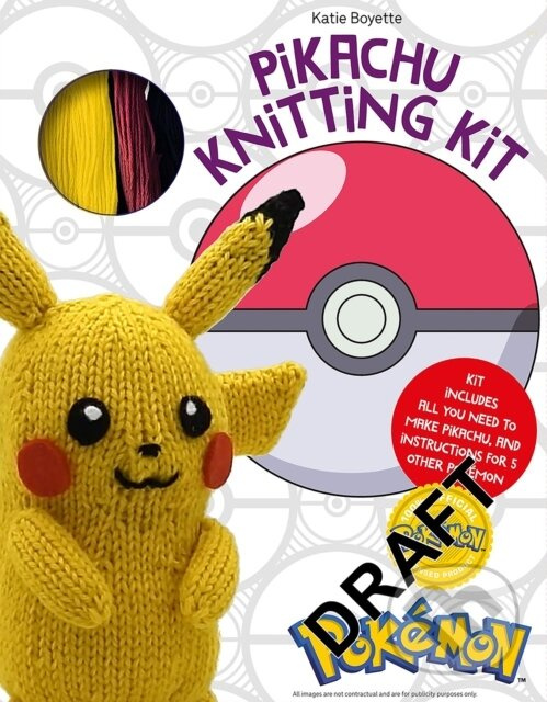 PokeMon Knitting Pikachu Kit (Kit Includes All You Need to Make Pikachu and Instructions for 5 Other PokeMon)