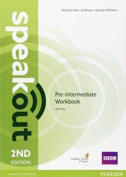 Speakout 2nd Edition Pre- Intermediate WB with key Pearson