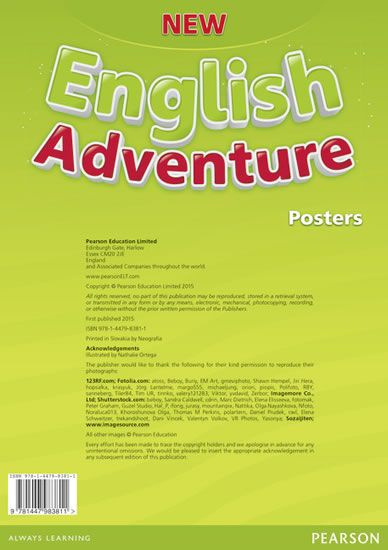 New English Adventure 1 Posters Pearson