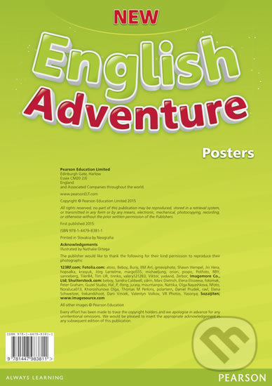 New English Adventure 1 Posters Pearson