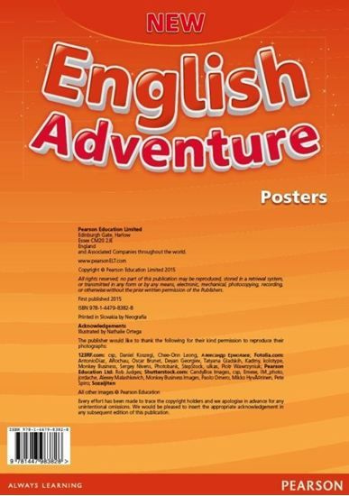 New English Adventure 2 Posters Pearson