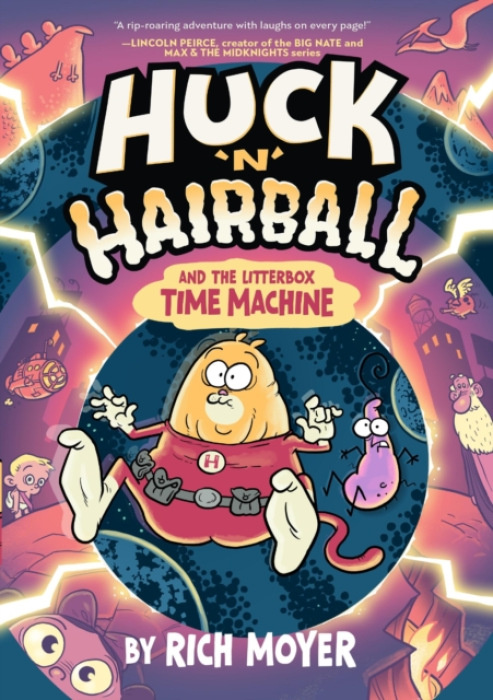 Union Square & Co. Huck 'N' Hairball and the Litterbox Time Machine - Moyer, Rich