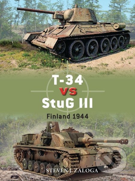 T-34 vs StuG III (Finland 1944) - Steven Zaloga, Chasemore, Richard (Ilustrátor) - kniha z kategorie Historie