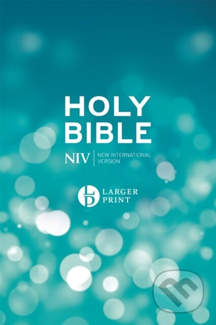 NIV Larger Print Blue Hardback Bible - New International Version - kniha z kategorie Filozofie