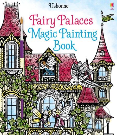 Fairy palaces magic painting book Usborne Publishing