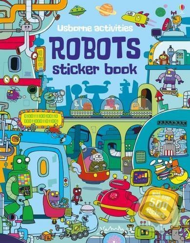 Robots Sticker Book - Kirsteen Robson, Seb Burnett (ilustrácie) - kniha z kategorie Pro děti