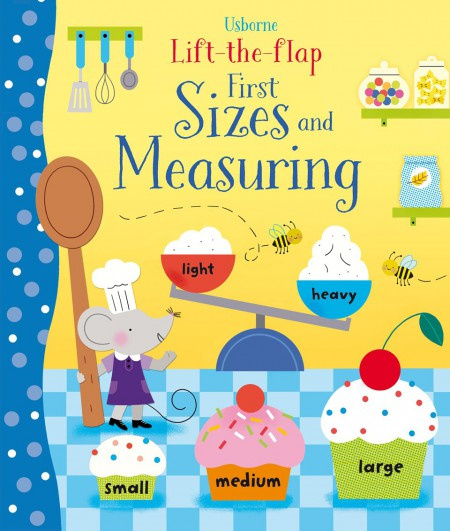 Lift-the-flap first sizes and measuring Usborne Publishing