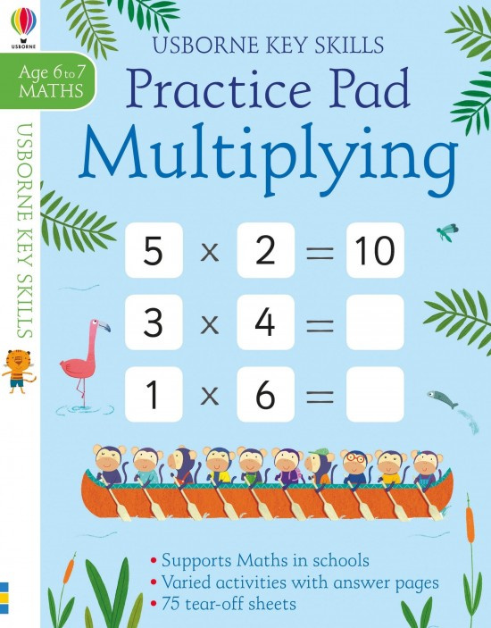 Multiplying Practice Pad 6-7 Usborne Publishing