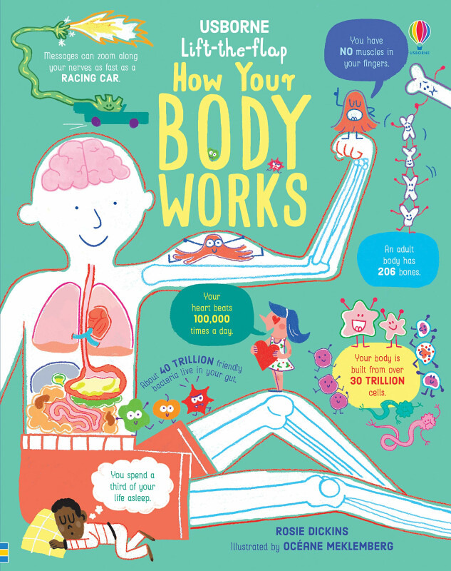 Lift-the-Flap: How Your Body Works - Rosie Dickins, Ocean Mecklenburg (ilustrácie) - kniha z kategorie Naučné knihy