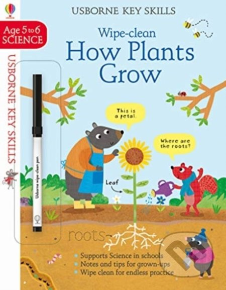 Wipe-Clean How Plants Grow - Hannah Watson, Anna Suessbauer (ilustrácie) - kniha z kategorie Naučné knihy