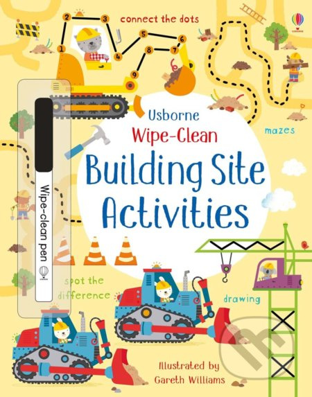 Wipe-Clean Building Site Activities - Kirsteen Robson - kniha z kategorie Omalovánky, vystřihovánky, papír