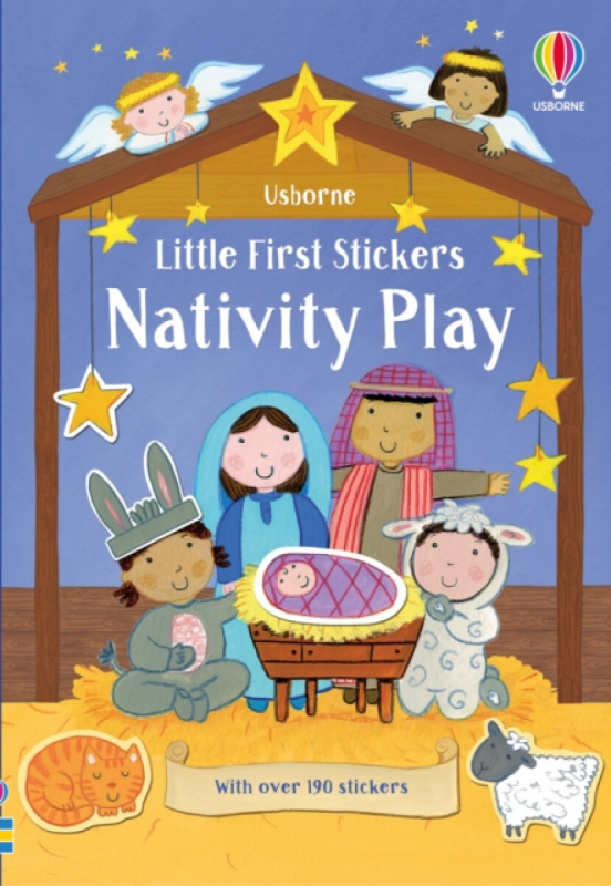 Little First Stickers Nativity Play - Felicity Brooks, Kay Widdowson (ilustrátor) - kniha z kategorie Pro děti