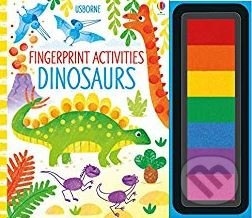 Fingerprint activities dinosaurs Usborne Publishing