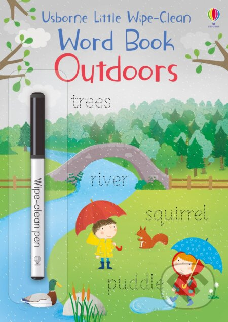 Little Wipe-Clean Word Books Outdoors - Felicity Brooks, Marta Cabrol (ilustrátor) - kniha z kategorie Naučné knihy