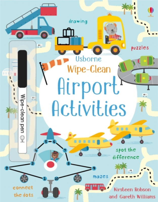 Wipe-Clean Airport Activities - Gareth Williams (ilustrátor), Kirsteen Robson - kniha z kategorie Naučné knihy