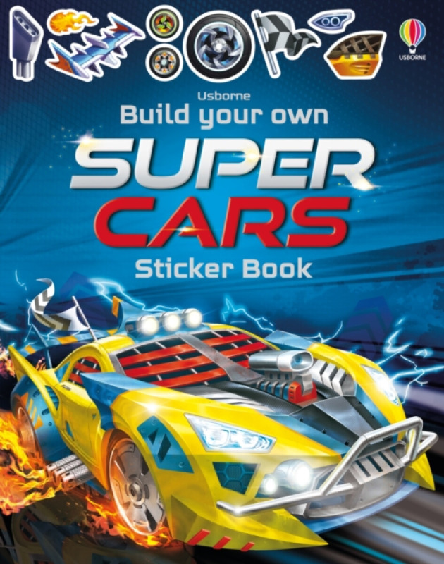 Build Your Own Supercars (Sticker Book) - Simon Tudhope, Gong Studios (ilustrátor) - kniha z kategorie Pro děti