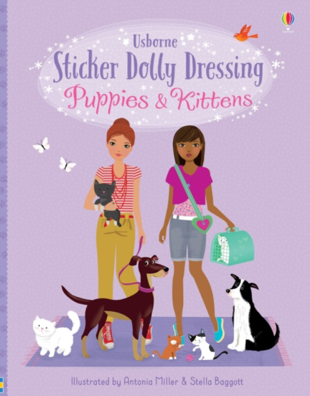 Sticker Dolly Dressing Puppies and Kittens - Fiona Watt, Lucy Bowman (ilustrácie), Antonia Miller (ilustrácie), Stella Baggott (ilustrácie) - kniha z…