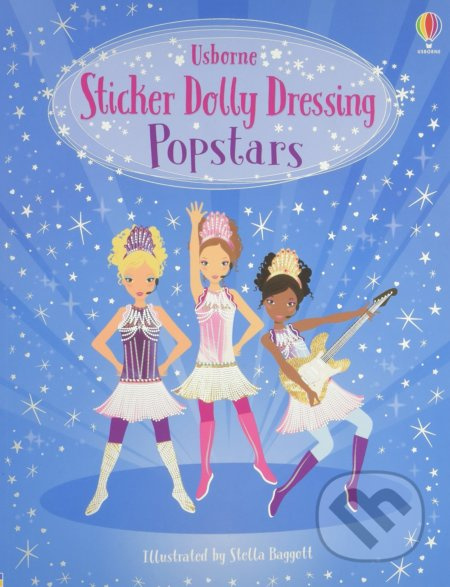 Sticker Dolly Dressing Popstars - Lucy Bowman, Stella Baggott (ilustrátor) - kniha z kategorie Pro děti