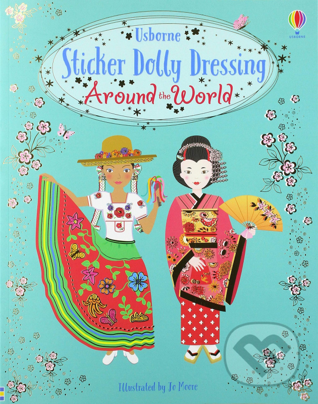 Sticker Dolly Dressing: Around the World - Emily Bone, Jo Moore (ilustrátor) - kniha z kategorie Pro děti