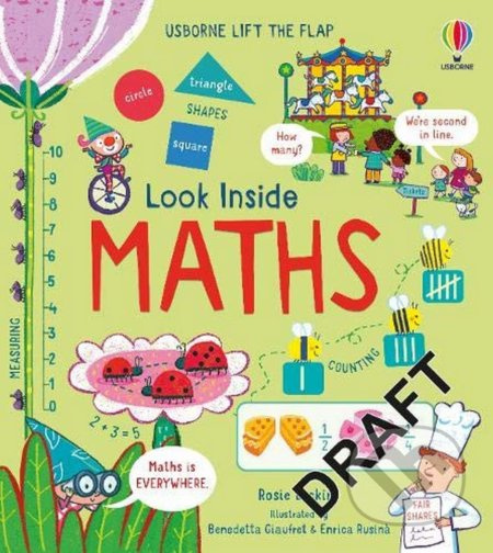 Look Inside Maths - Rosie Dickins, Benedetta Giaufret (ilustrátor), Enrica Rusina (ilustrátor) - kniha z kategorie Pro děti