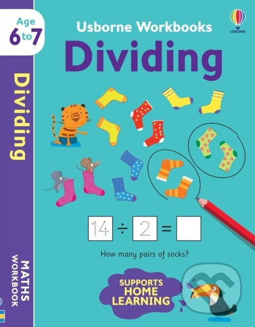 Usborne Workbooks Dividing 6-7 - Holly Bathie - kniha z kategorie Pre deti a mládež