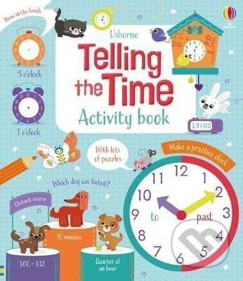 Telling the time activity book Usborne Publishing