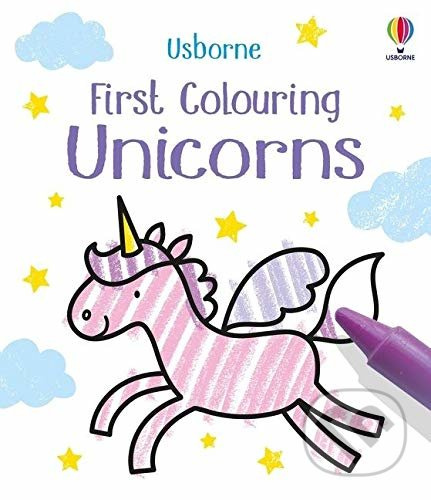 First Colouring Unicorns - Matthew Oldham - kniha z kategorie Omalovánky, vystřihovánky, papír