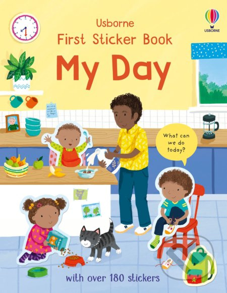 First Sticker Book My Day - Holly Bathie, Joanne Partis (ilustrátor) - kniha z kategorie Pro děti