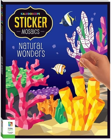 Kaleidoscope Sticker Mosaics Natural Wonders Hinkler Books