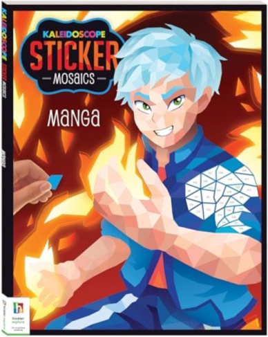 Kaleidoscope Sticker Mosaics Manga Hinkler Books