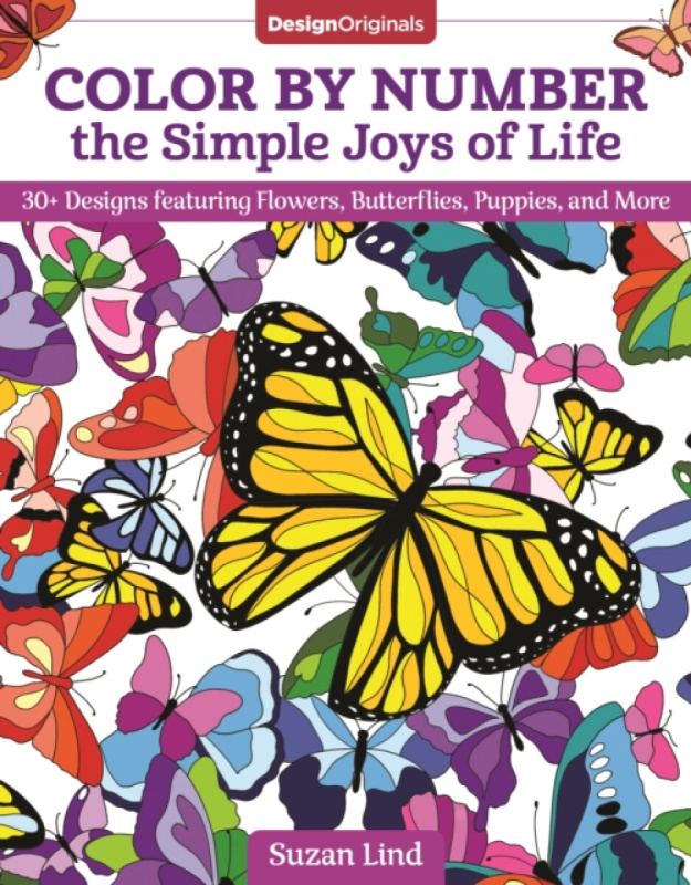 Color by Number the Simple Joys of Life - Suzan Lind