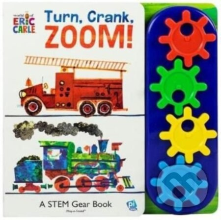 Eric Carle Turn Crank Zoom Go Go Gear Book - Carle Eric - kniha z kategorie Pro děti