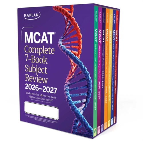 MCAT Complete 7-Book Subject Review 2026-2027, Set Includes Books, Online Prep, 3 Practice Tests Kaplan AEC Education