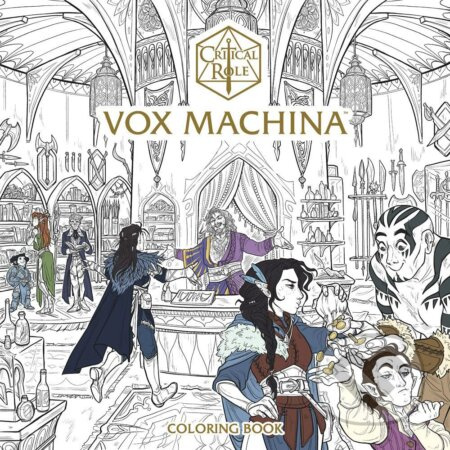 Critical Role: Vox Machina Coloring Book - Critical Role, Olivia Samson (Ilustrátor), CoupleofKooks (Ilustrátor) - kniha z kategorie Komiksy