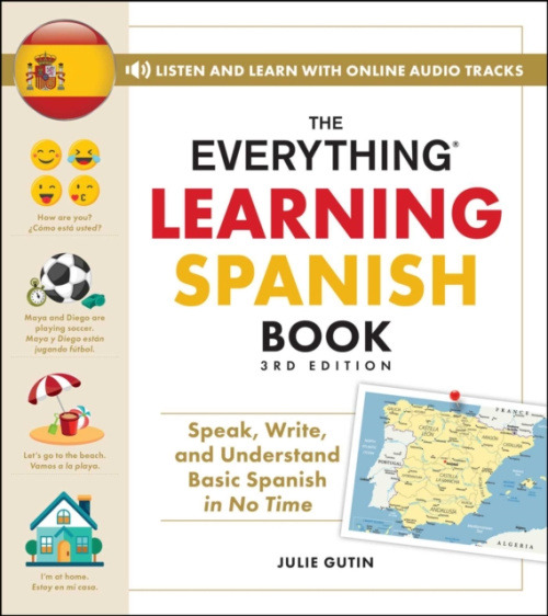Adams Media Corporation Everything Learning Spanish Book, 3rd Edition - Gutin, Julie