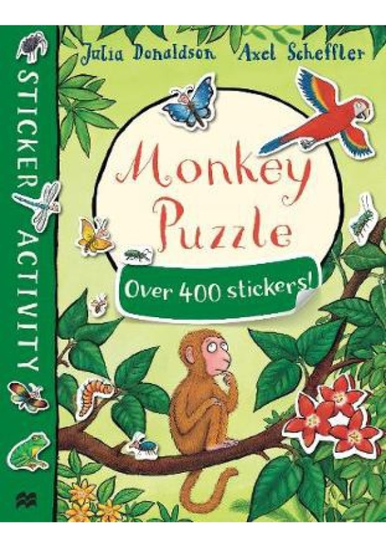 Monkey Puzzle Sticker Book Pan Macmillan