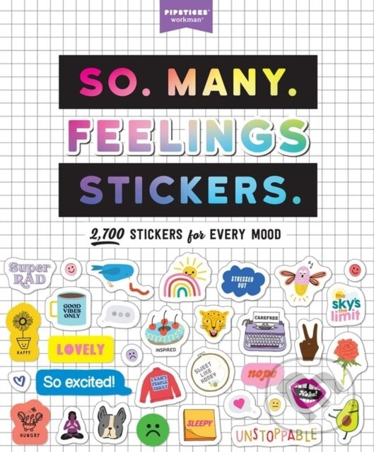 So. Many. Feelings Stickers. (2,700 Stickers for Every Mood) - kniha z kategorie Umenie, dizajn a architektúra