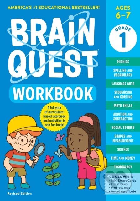 Brain Quest Workbook: 1st Grade (Revised Edition) - Lisa Trumbauer, Workman Publishing - kniha z kategorie Pro děti