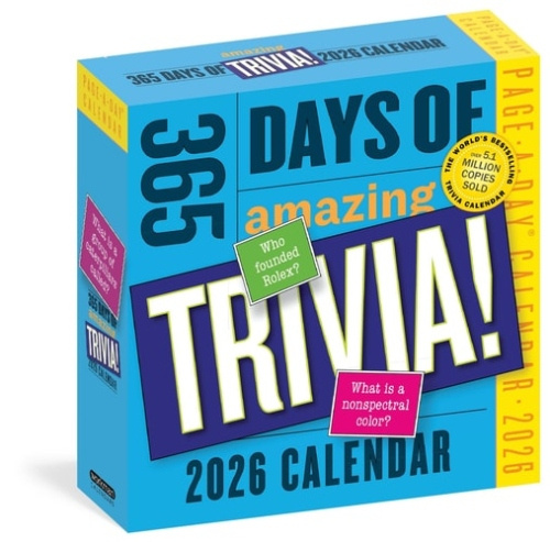 365 Days of Amazing Trivia Page-A-Day® Calendar 2026 Workman Publishing