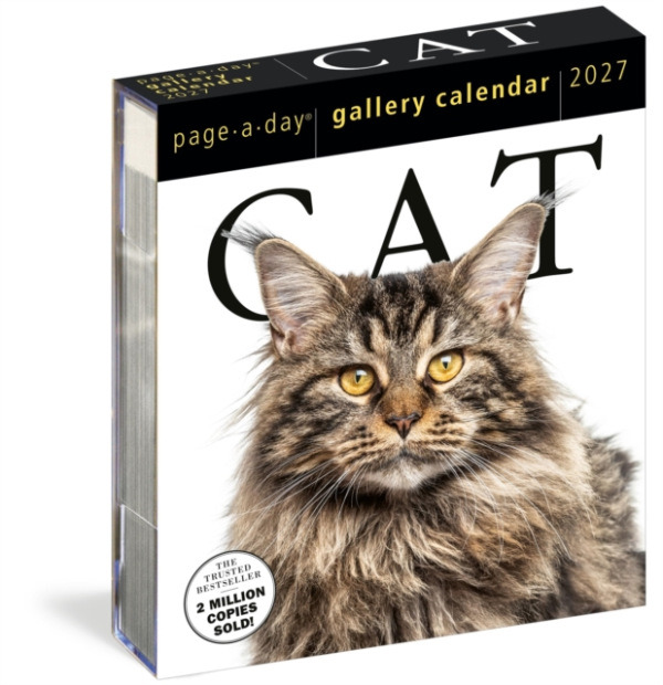 Workman Publishing Cat Page-A-Day'® Gallery Calendar 2027 - Calendars, Workman