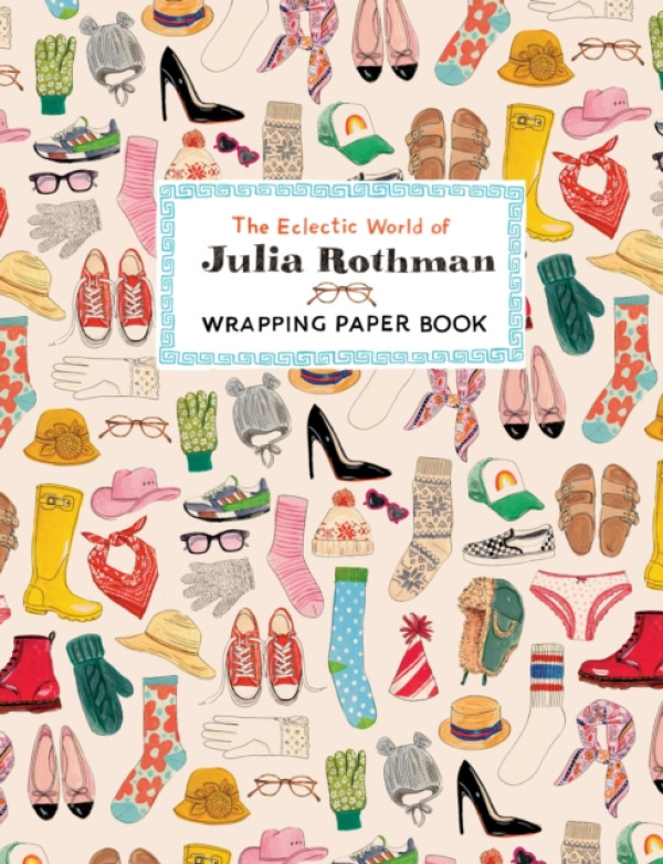 Workman Publishing Eclectic World of Julia Rothman Wrapping Paper Book - Rothman, Julia