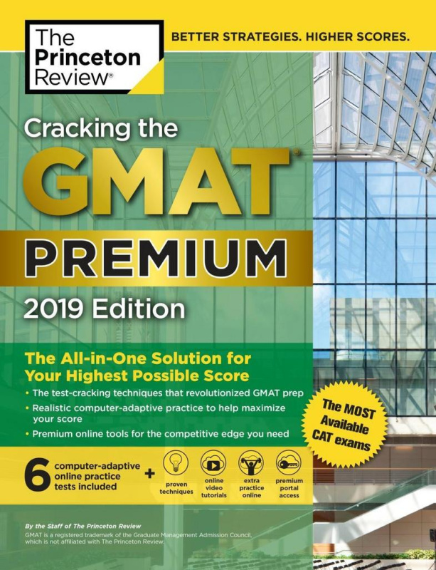 Cracking the GMAT Premium (2019 Edition with 6 Computer-Adaptive Practice Tests) - kniha z kategorie Marketing