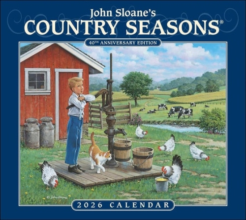 John Sloanes Country SeasonsÂ® 2026 Deluxe Wall Calendar, 40th Anniversary Ed. Andrews McMeel Publishing