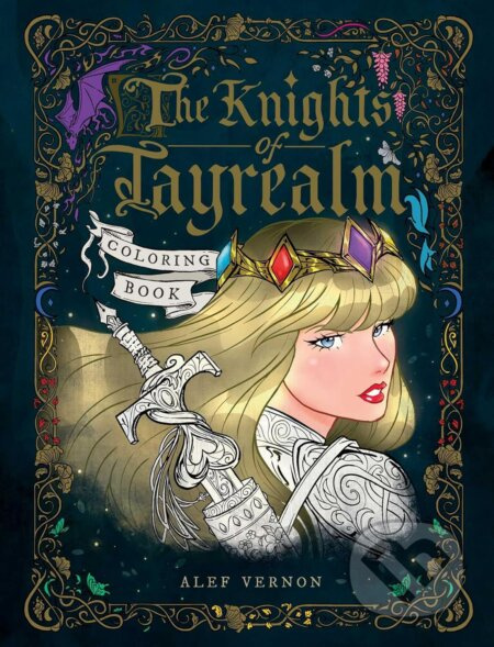 The Knights of Tayrealm Coloring Book - Alef Vernon (ilustrátor) - kniha z kategorie Pro dospělé