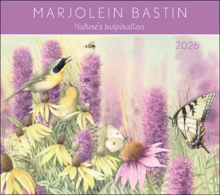 Marjolein Bastin Natures Inspiration 2026 Deluxe Wall with Print Andrews McMeel Publishing