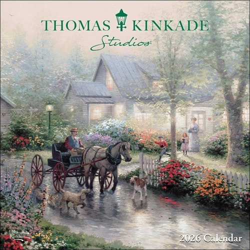 Thomas Kinkade Studios 2026 Mini Wall Calendar Andrews McMeel Publishing