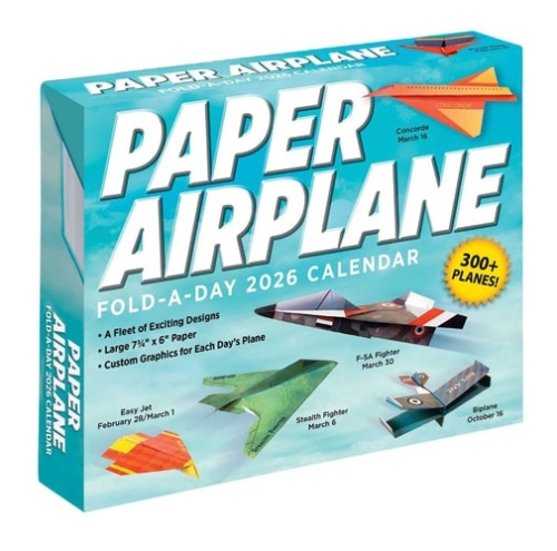 Paper Airplane 2026 Fold-A-Day Calendar Andrews McMeel Publishing