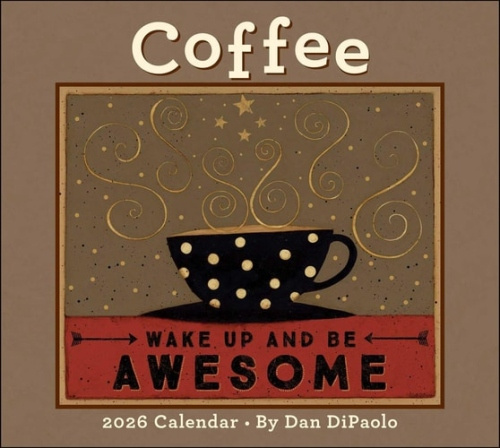 Coffee 2026 Deluxe Wall Calendar Andrews McMeel Publishing